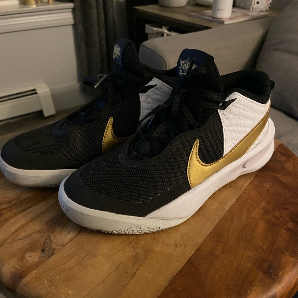 Nike basketball shoes- team hustle D10 big kid size 6Y